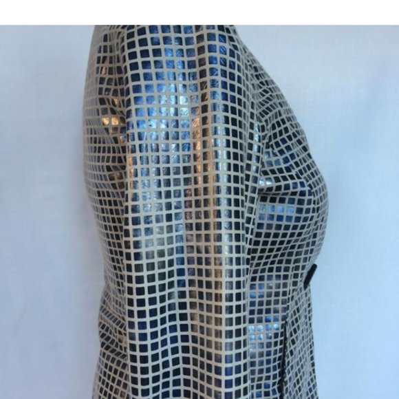 GIORGIO ARMANI LEATHER FITTED JACKET - Picture 4 of 8